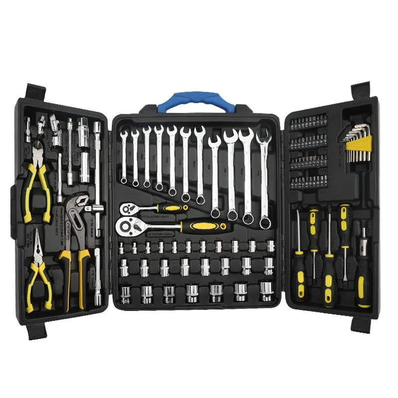 

Auto Repair Tool Set 110 Pieces Set of Three Out of The Household Tool Combination 110PCS on-board Tools