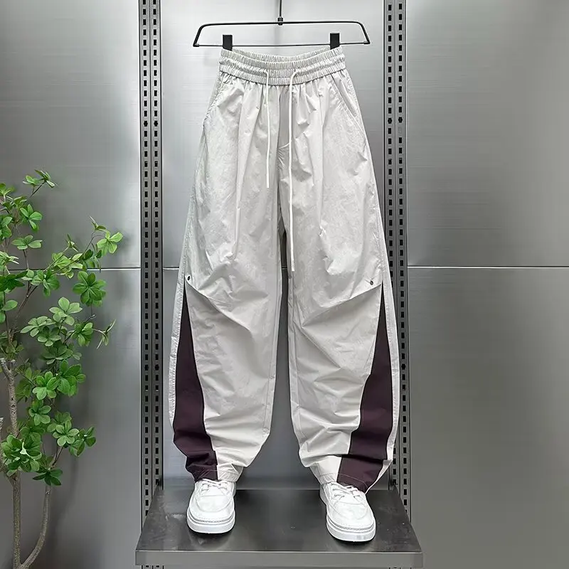 جديد الرجال ركض الخريف فضفاض Sweatpants الربيع الرباط سراويل تقليدية عالية الجودة تجريب الجري بنطال رياضي الرجال الملابس