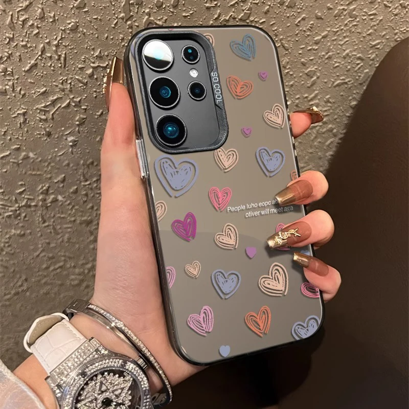 

Colorful Graffiti Love Case For Samsung Galaxy S25 S24 S23 S22 S21 Ultra Plus FE A56 A16 A15 A35 A55 A34 A54 A33 A53 A52 Cover