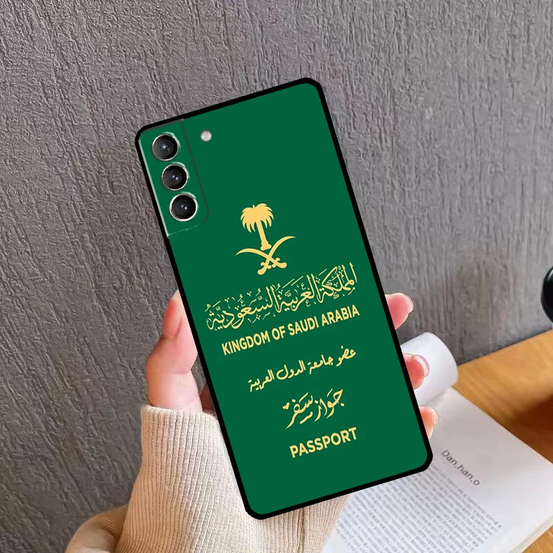 Kingdom of Saudi Arabia Flag Phone Case For Samsung Galaxy S25 Ultra S20 S21 S22 S23 S24 S9 S10 Plus S24 FE S25 FE Cover #6