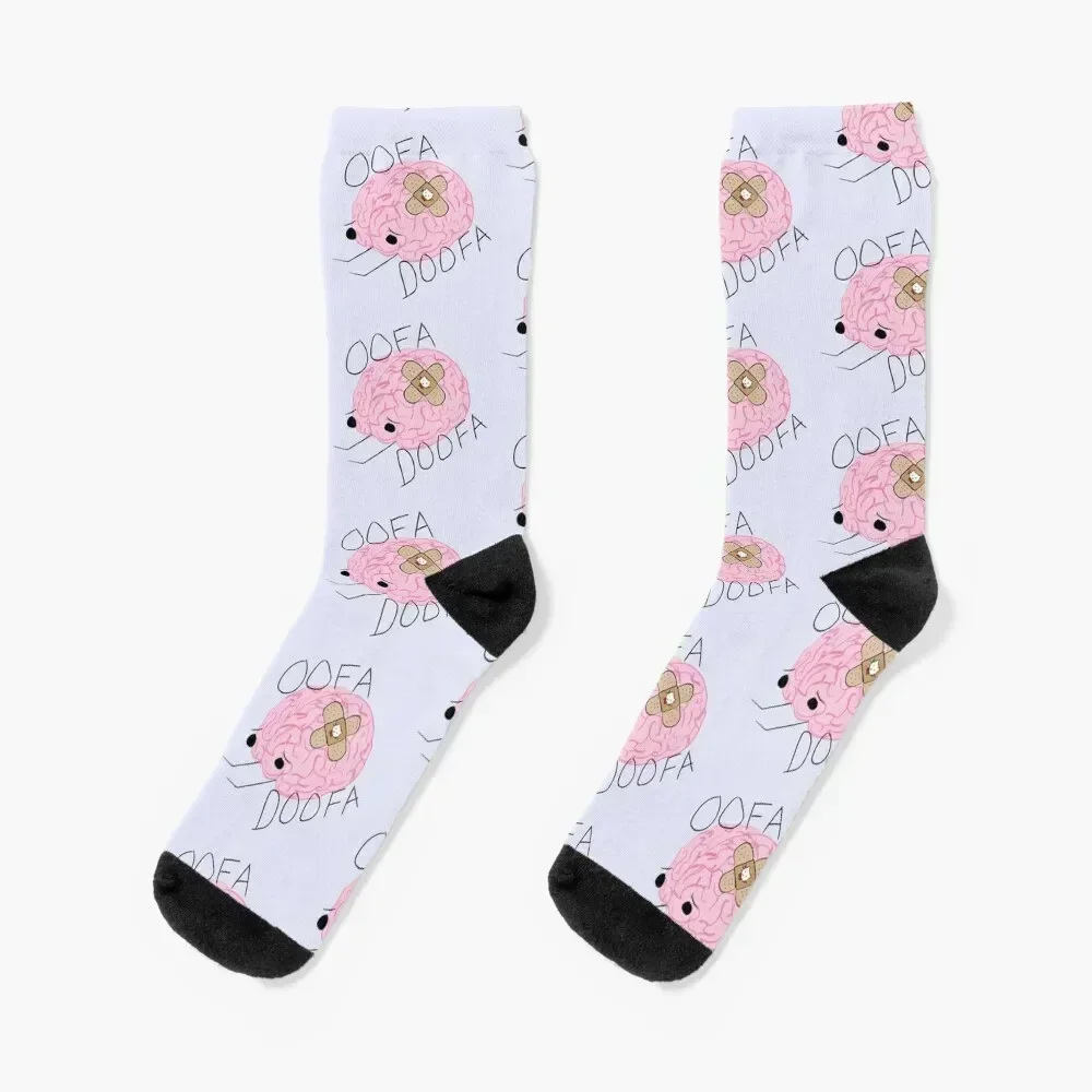 

Oof ouch my brain Socks kids gym Sports shoes Boy Child Socks Women's