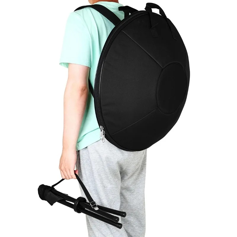 D عموم اليد الصغيرة 22 بوصة 10 لهجة المهنية Handpan مجموعة طبلة اليوغا التأمل المبتدئين طبلة من الفولاذ المقاوم للصدأ أداة قرع #5