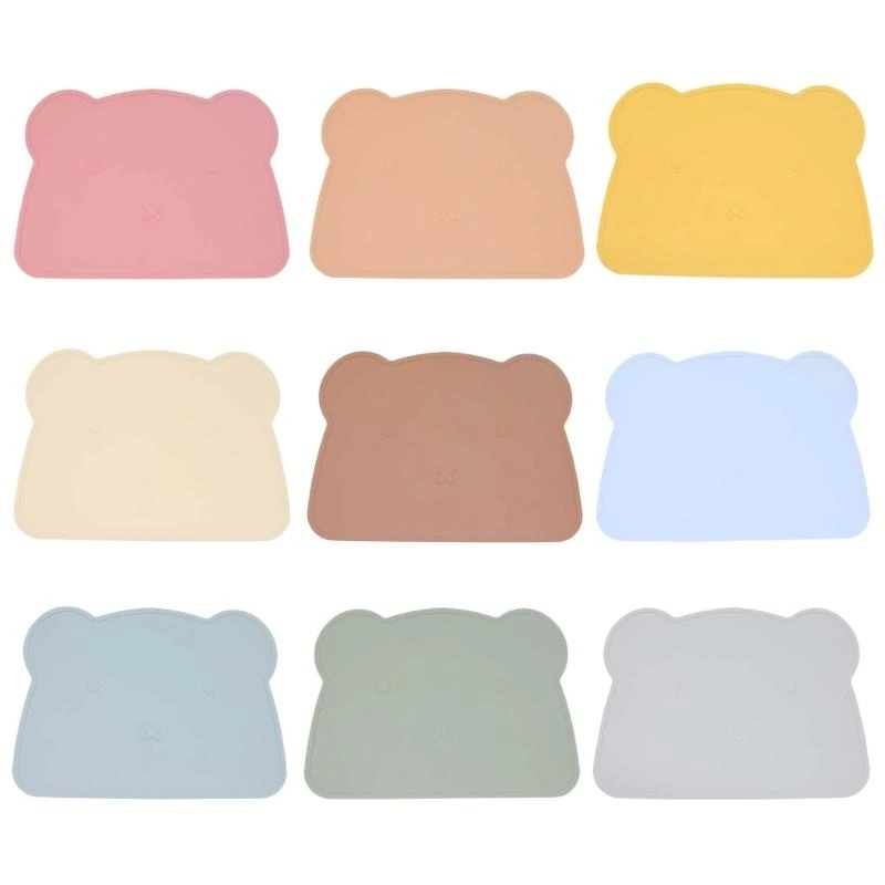 

M76C Многоразовый коврик для детей, силиконовые подставки для столовых приборов, детские салфетки для детей, детей ясельного