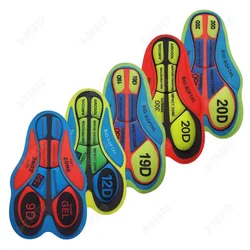 Almohadilla de Gel de ciclismo para hombre, almohadilla a prueba de golpes, transpirable, con agujero, cómoda, 12D, 19D, 20D