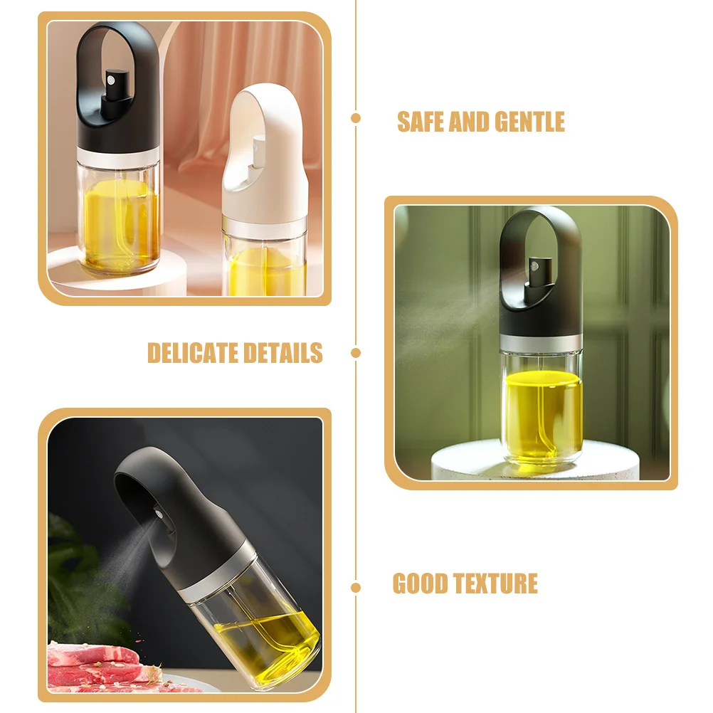 

Press Type Oil Sprayer Glass Silicone PP Kitchen Spray Bottle for Olive Oil Vinegar Soy Sauce Healthy Diet Vinegar Mister Bottle