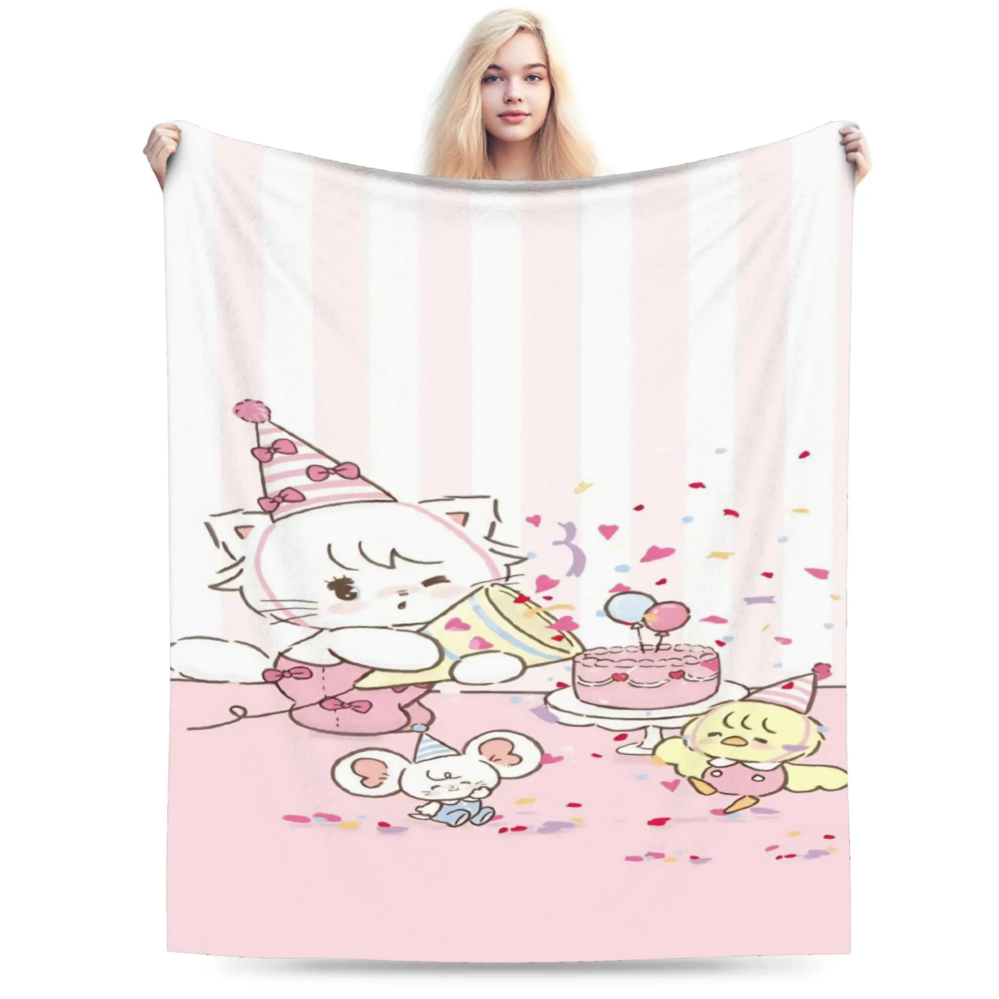 M-Mikko الفانيلا البطانيات شتاء دافئ لينة الفراش يلقي لصبي فتاة غرفة نوم الرسم المفرش أريكة غطاء سرير #1