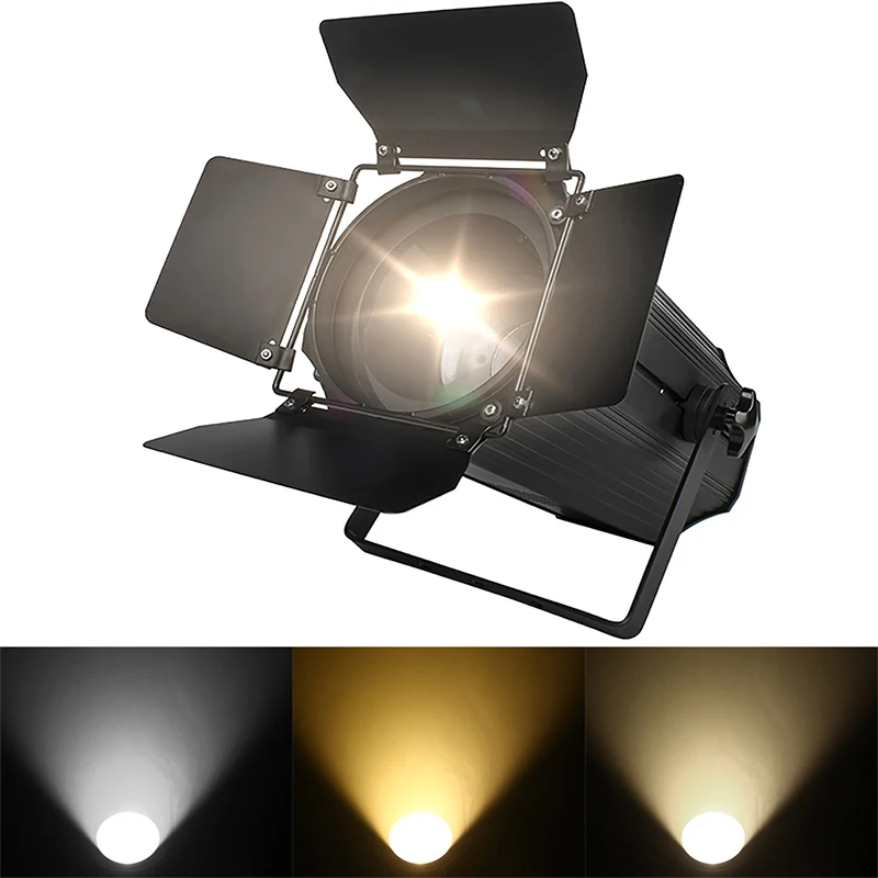 LED PAR-Scheinwerfer COB 200W Linear Zoom Spotlights Wash Lights mit Flügeln Warmweiß (3000K) & Kaltweiß (5700K) Bühnenlicht DMX
