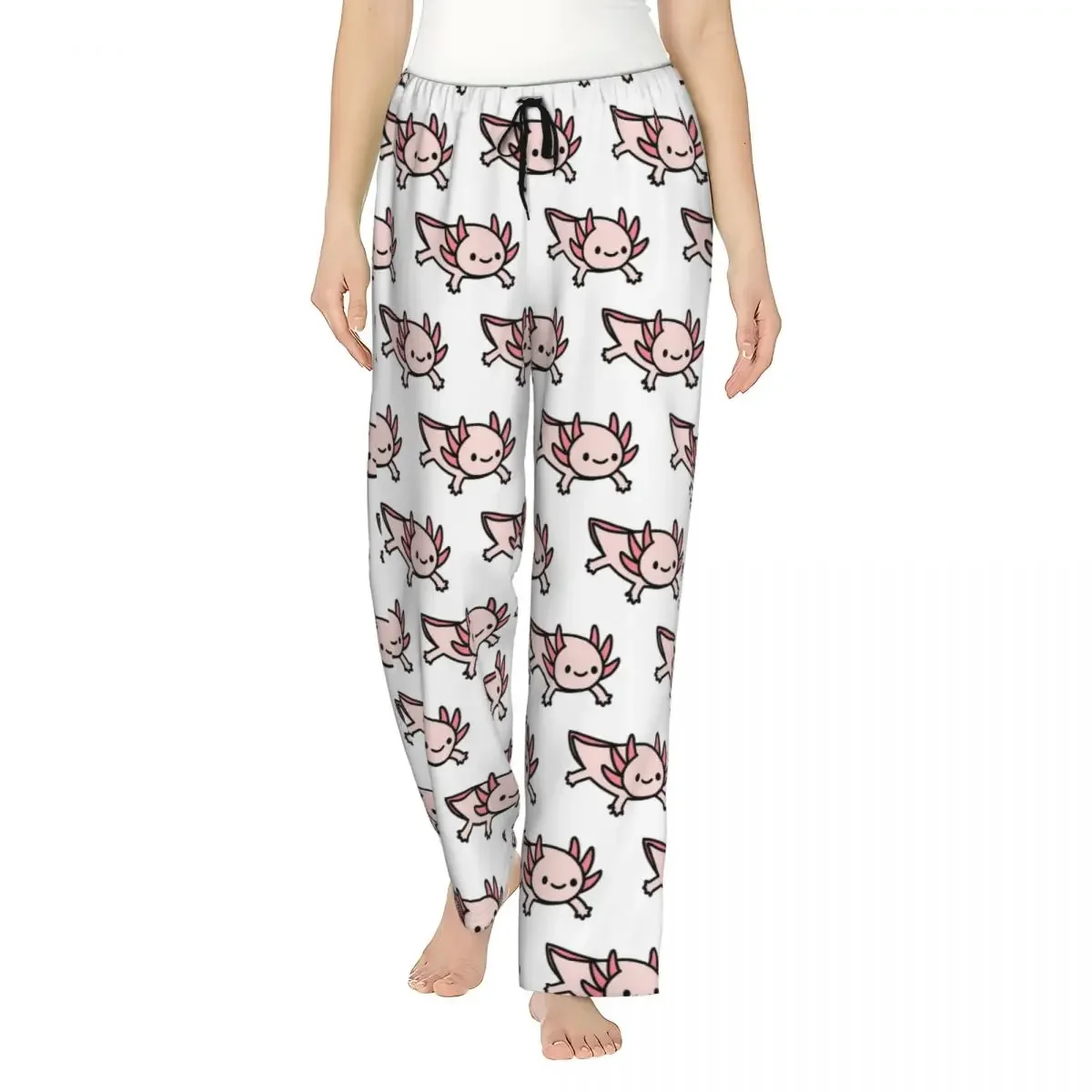 

Custom Axolotl Women Pajama Pants Lounge Sleep Sleepwear Bottoms with Pockets