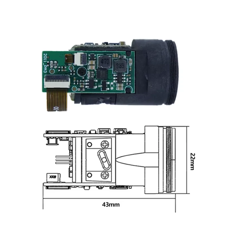 드론 포드 레이저 거리 측정기 모듈 장거리 USB UART 1000m 레이저 거리 측정기 센서 모듈 Tc25-1200 장치