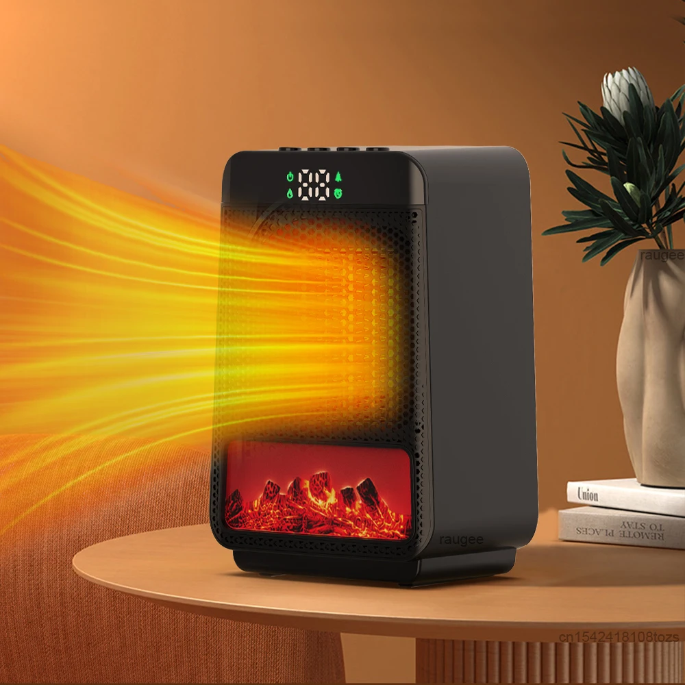 

Portable Mini Heater Desktop Mute Hot Air Blower PTC-Ceramic Fast Heating Warmer Fan for Home Bedroom Office Winter Space Heater