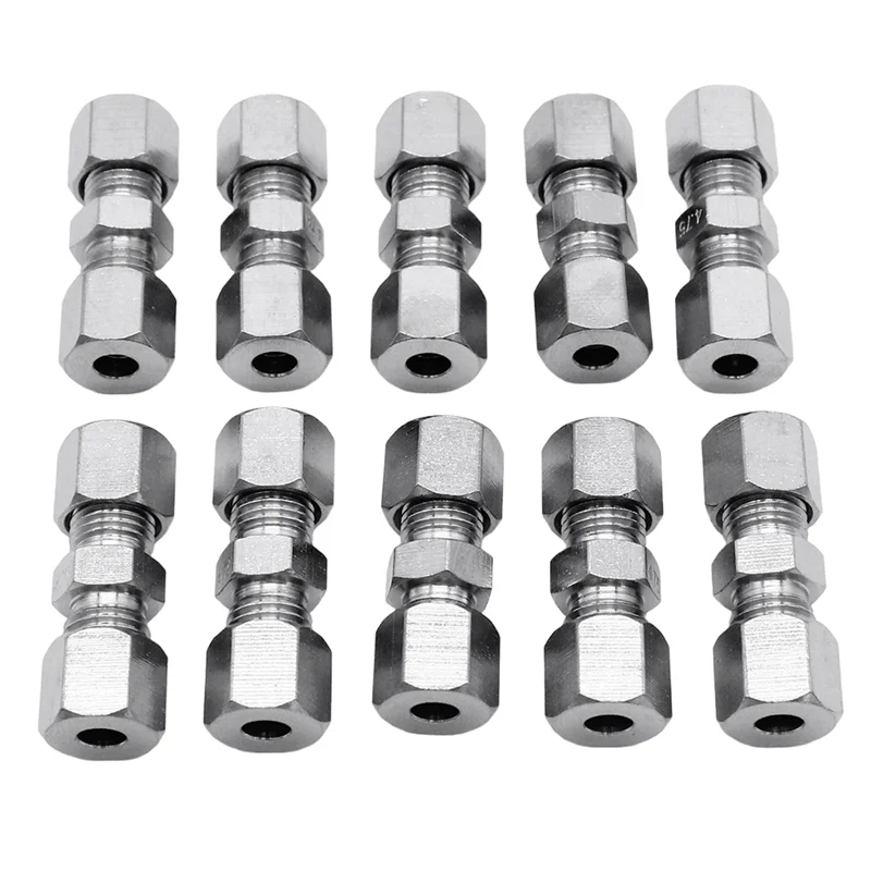 Reliable-Car Brake Line Connector For Brake Line 4.75Mm Without Flanging Connector Car Accessories