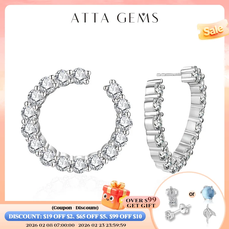 

Серьги-гвоздики из серебра 925 пробы с муассанитом