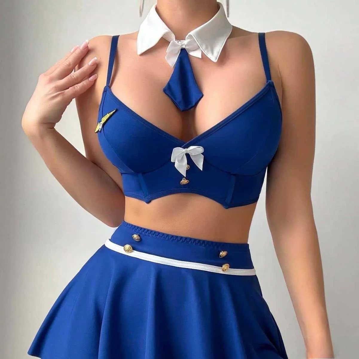 

Sexy Bar DS Performance Costume Nightclub Gogo Sailor Suit Role-plang Cross-border Bart Outfit Ethnic Stage Wear