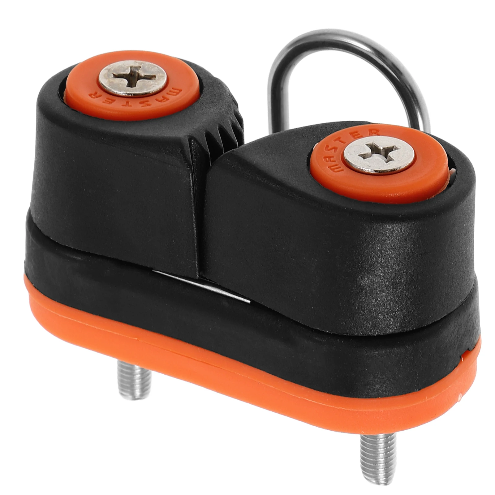

2pcs Nylon Cam Cleat Automatic Rope Clamp Line Cleat for Kayak Track Mount Boat Fitness Equipment Double Belt Roller Design