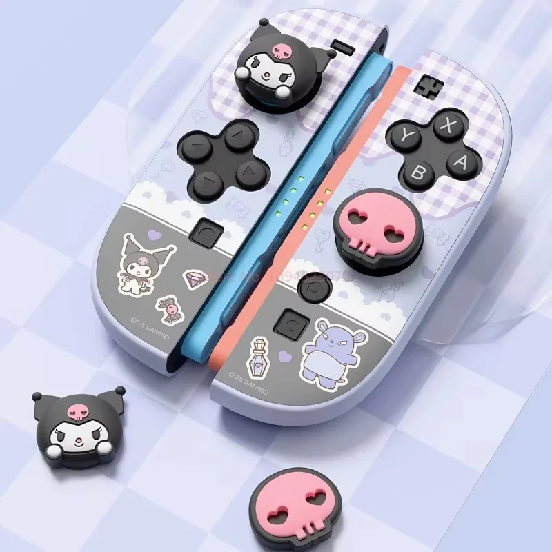 

Sanrio Hello Kitty Kuromi Switch 2, защитный чехол, милый мультяшный защитный чехол Ns2, игровая периферия, детские подарки на день рождения в стиле аниме