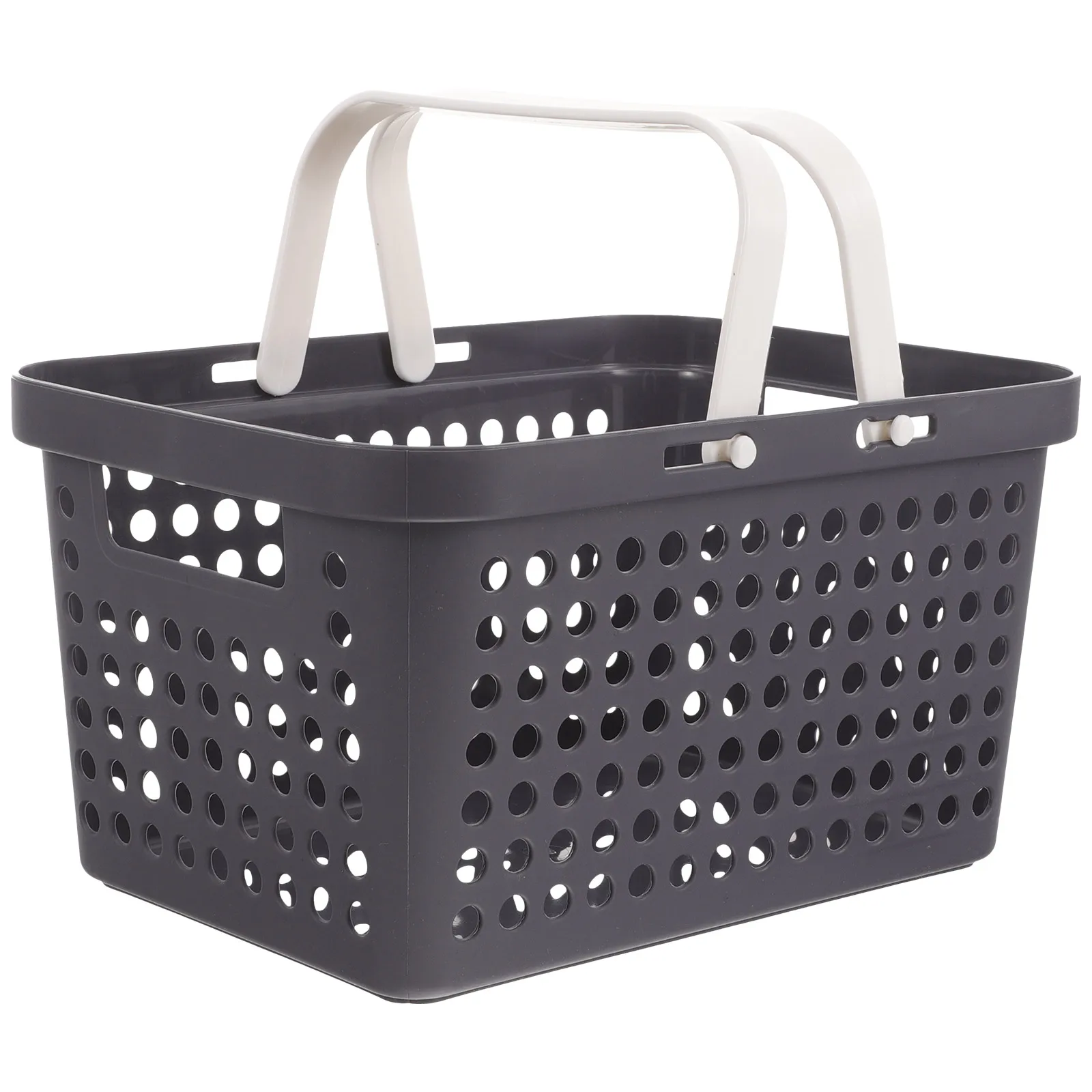 

Thickened Storage Double Handles Foldable Organizer For Bathroom Bedroom Kitchen Home Plastic Basket Space-Saving