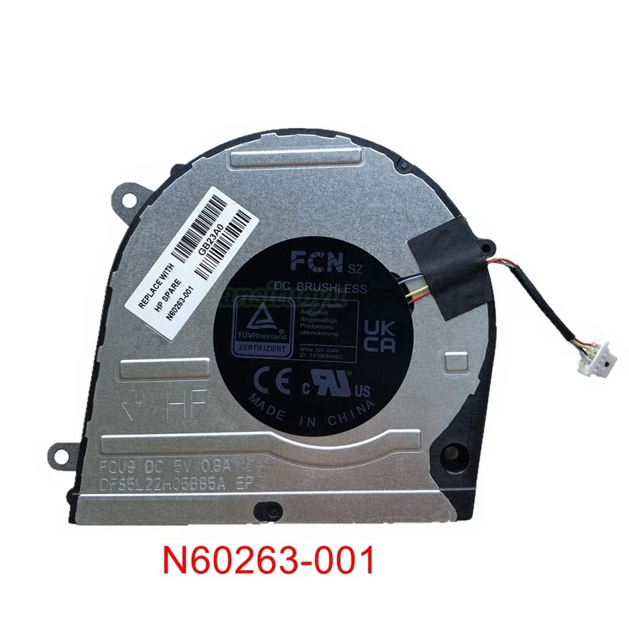 New Original CPU GPU Laptop Cooling Fan For HP Pavilion Plus Pro 14 2023 TPN-W159 TPN-W160 Cooler N60150-001 N60263-001