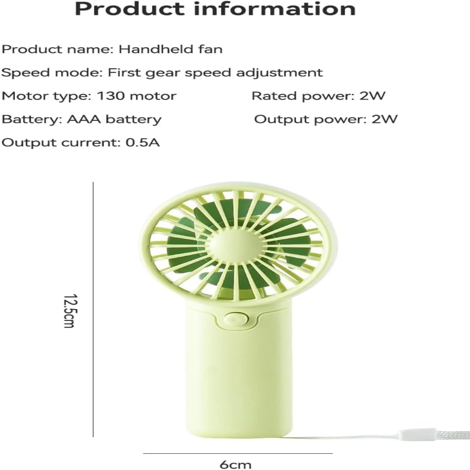 Вентилятор с питанием от батареи ААА. Небольшие портативные вентиляторы с батарейным питанием от 1 скоростей, 5 тихих персональных вентиляторов для кровати, кемпинга, улицы, Wi.