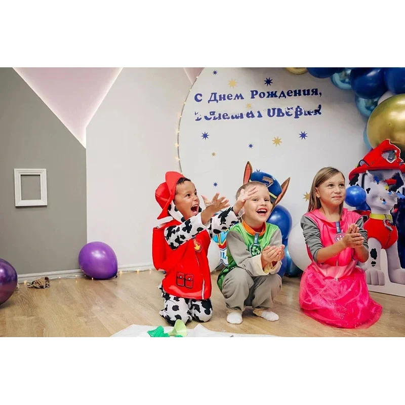 Carnival Kids Boys Rubble Marshall Chase Skye Cosplay Dog Girls Dress Children Halloween Party Costume MN3