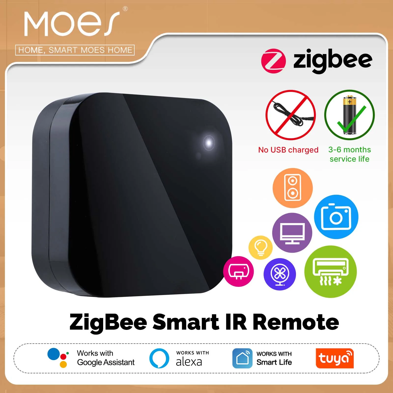 Moes Tuya Zigbee Sm… - image