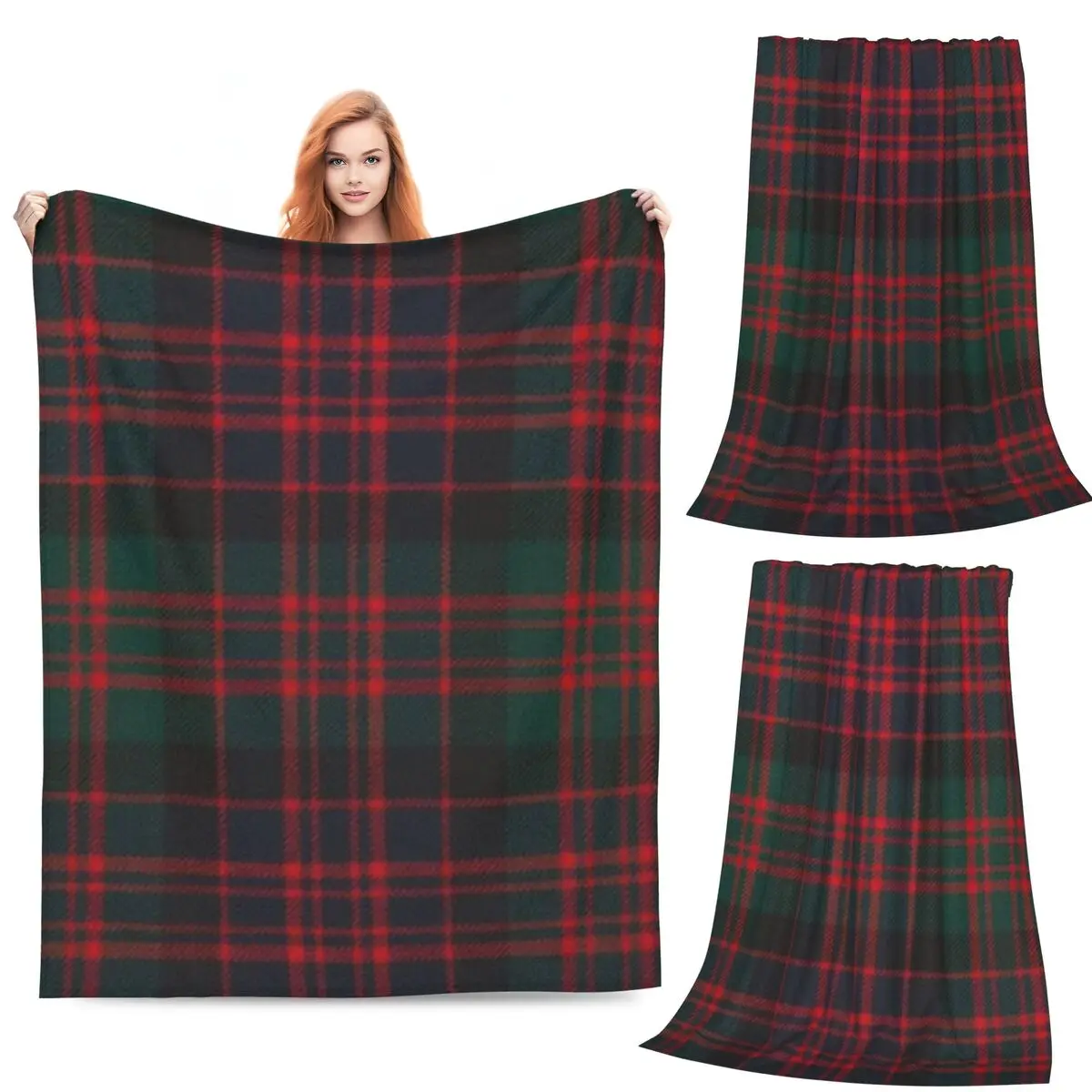 

Macdonald Clan Modern Tartan Blanket Flannel Sofa Portable Throw Blankets for Couch Bedding Outdoor Throws Bedspread Quilt