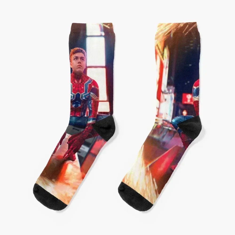 

SPDIER ME 2 Socks cotton christmass gift Christmas luxe Socks Ladies Men's winter gifts golf Non-slip Boy Child Socks Women's