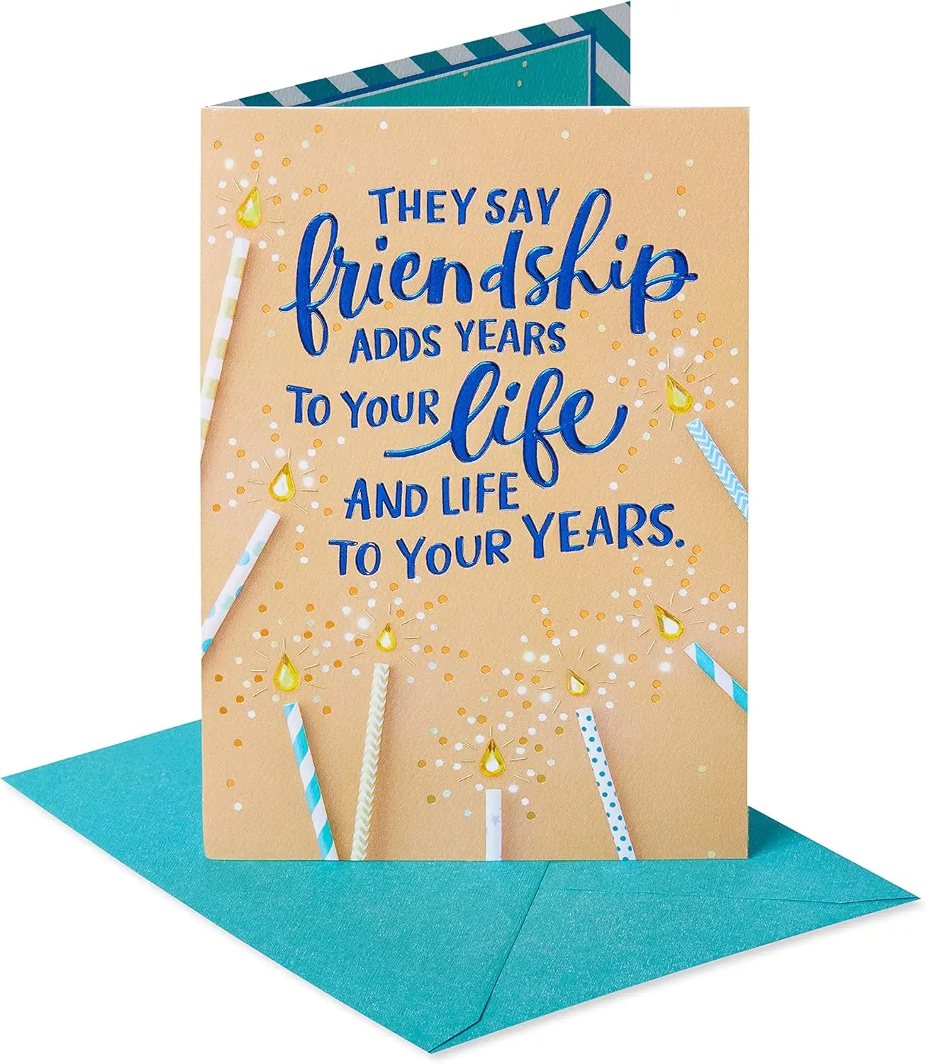 

Greetings Birthday Card for Friend (Live Forever)