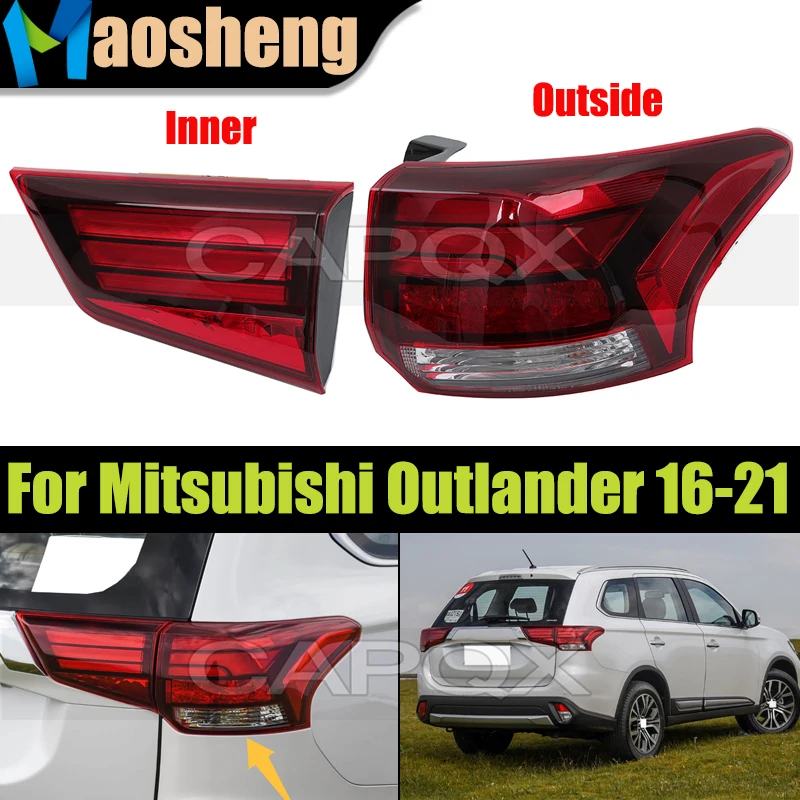 

Автомобильный задний фонарь для Mitsubishi Outlander 2016 2017 2018 2019 2020 2021, стоп-сигнал, задний бампер, задние фонари, задний фонарь