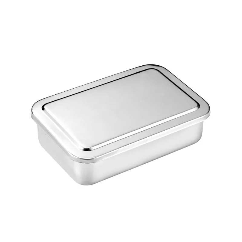 

Dental Instrument Tray with Lid Surgical Nursing Equipment Sterilizer Container for Dentist Tools Storage Medical Box
