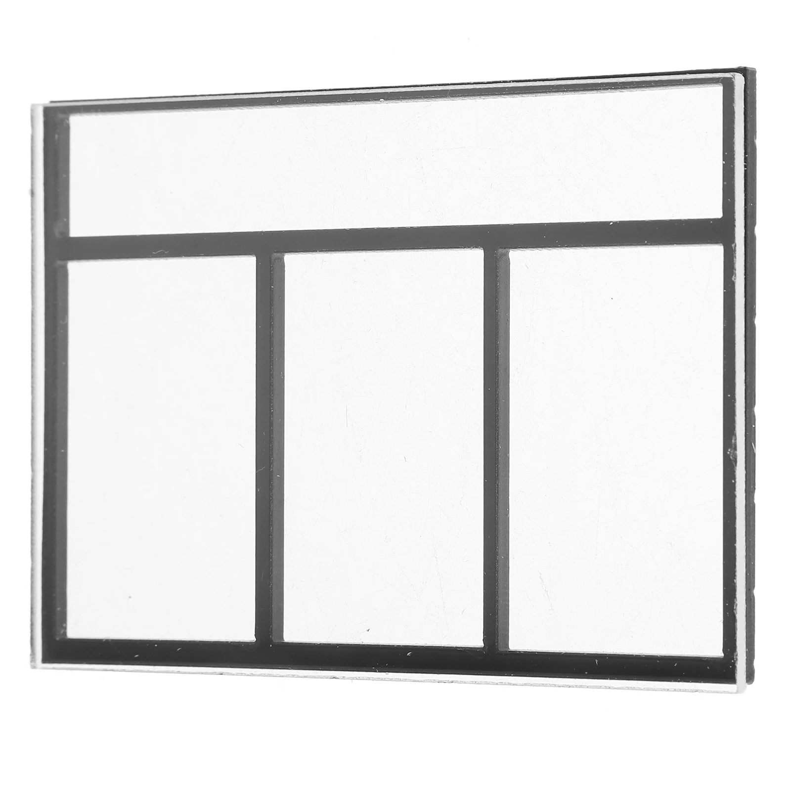 

2Pcs Miniature House Windows Realistic Scale DIY Craft Decor Dollhouse Accessories Mini Wood Traditional Window Frame