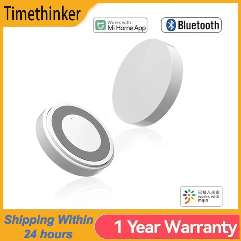 

Беспроводной мини-умный переключатель для умного дома, датчик Bluetooth-соединения, универсальная кнопка управления одной кнопкой, совместимая с Xiaomi MiHome