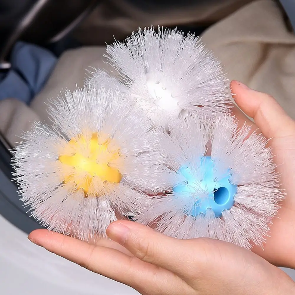 3 pezzi riutilizzabili lavatrice palline per bucato anti-avvolgimento multiuso rimozione dei capelli collezione sporca palla per bucato forniture per la casa