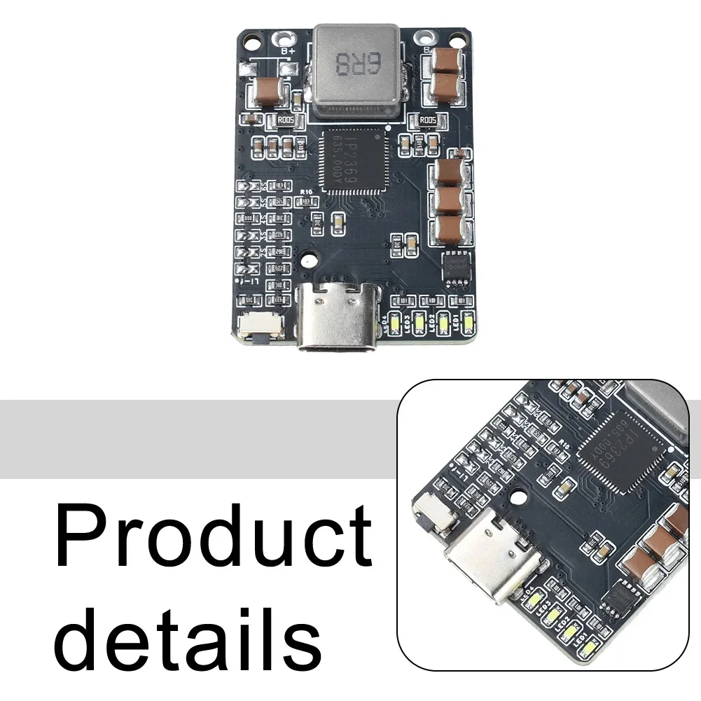 45W IP2369 Based Charging and Discharging Module for 2S to 6S Lithium Battery Packs with Full Protection Circuit