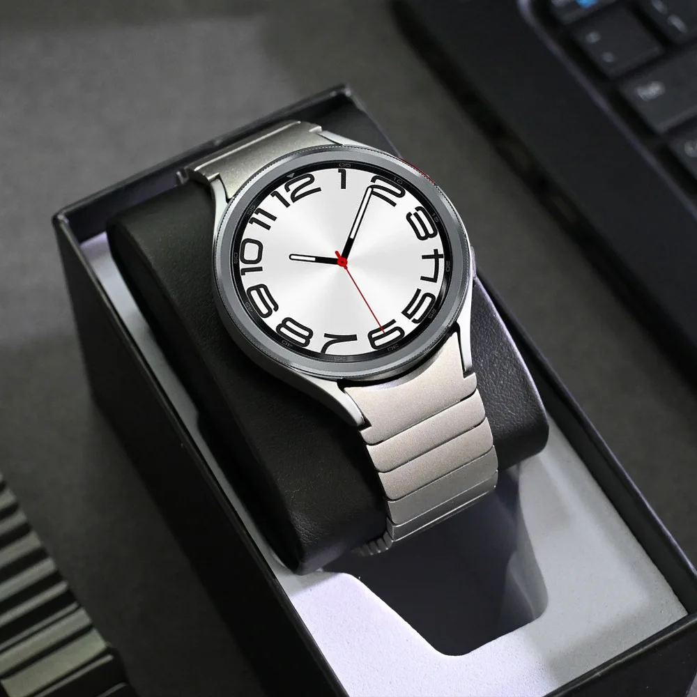 Stainless Steel Strap For Samsung Watch 6 Classic 47mm 46mm 43mm 42 Watch 4/5/6 44mm 40mm Metal band for Galaxy Watch 5Pro 45mm