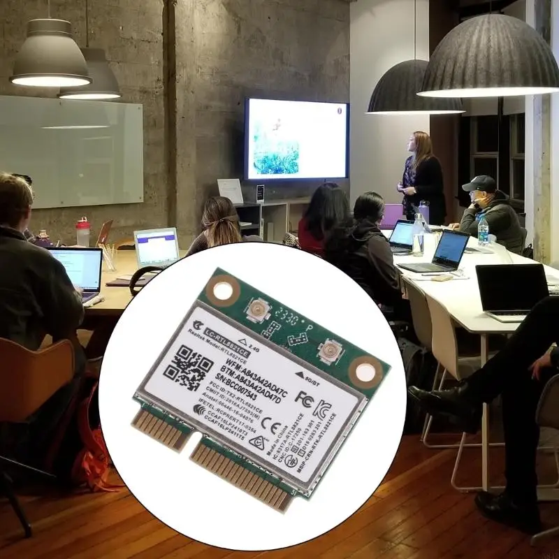 N84B High Speed ​​RTL8821CE WiFi Networks Card Mini PCIe WiFi Адаптер 2,4 ГГц/5 ГГц