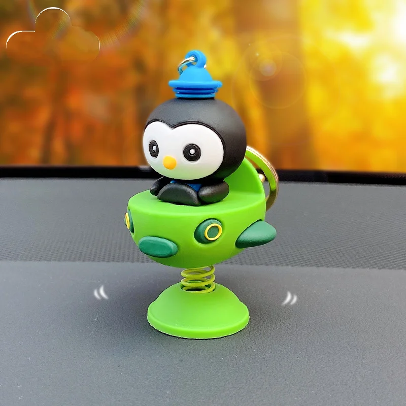 Octonauts Barnacles Cute Cartoon Rocking Fun Desktop Ornament Car Accessories Keychain Decorative Backpack Pendant Birthday Gift