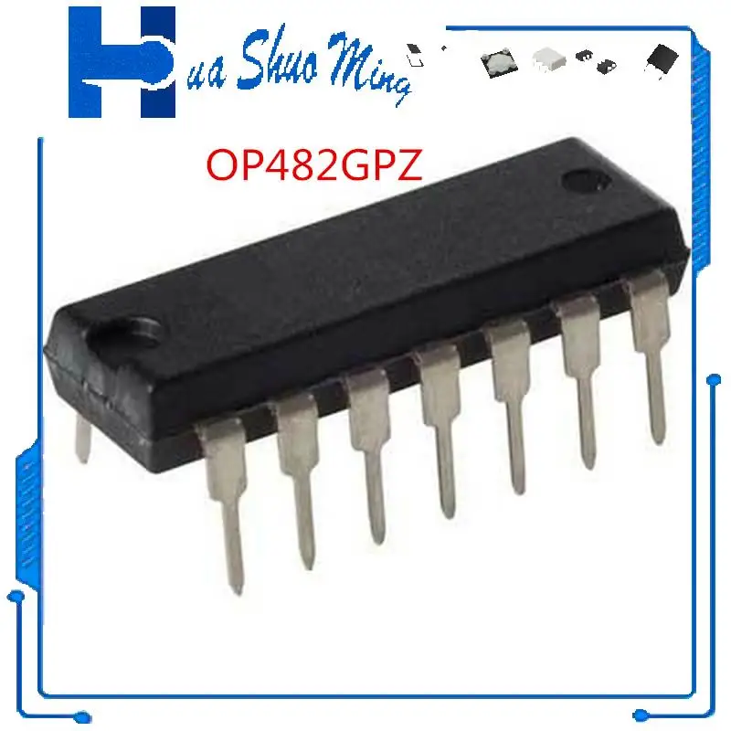 

5PCS/LOT OP482GPZ OP482GP OP482 OP482G DIP14