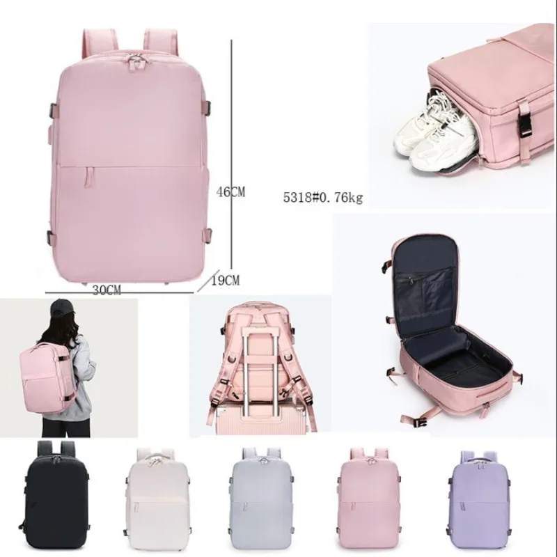 

New travel backpack women's large-capacity multi-functional luggage bag middle school student schoolbag travel backpack men's ba