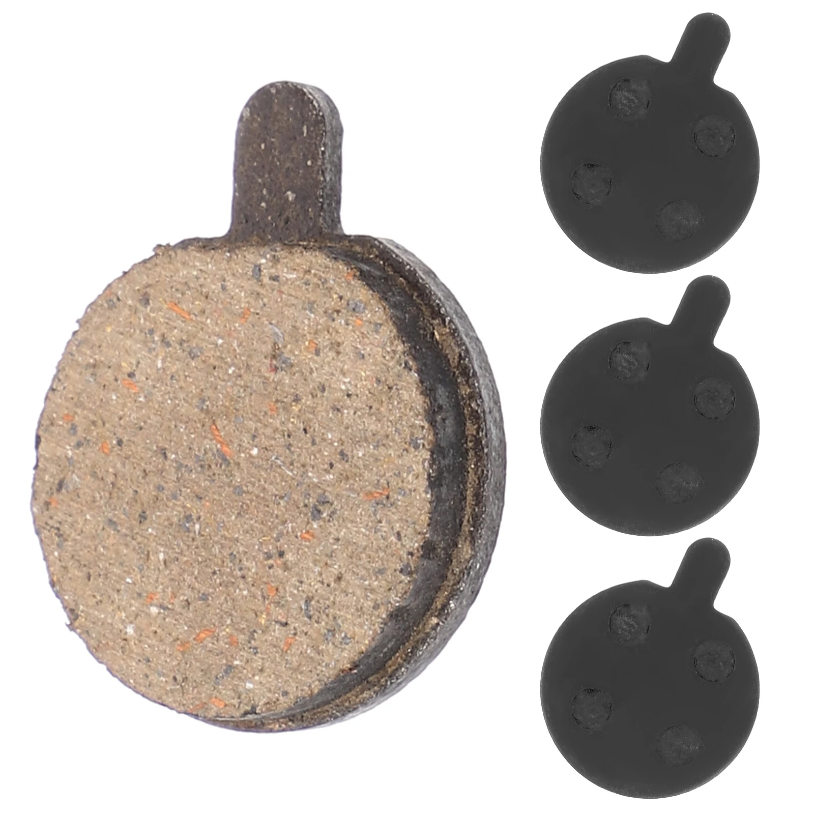 

2 Pairs Brake Pads Bike Semi-Metallic Disc Electric Bicycle Mountain Compatible Wear-Resistant Noiseless Long for Scooter