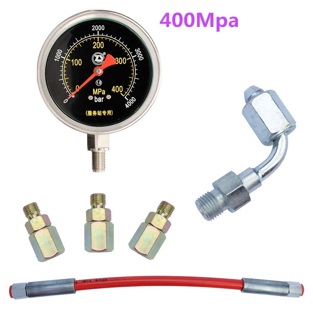 

4000bar High pressure common rail pump plunger pressure test tool set, 400Mpa diesel pump piston pressure test kits