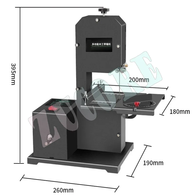 

Вертикальная деревообрабатывающая ленточная настольная пила, лобзик, электрическая пила, настольная пила