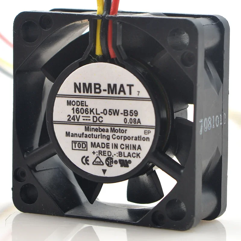 Para NMB 4015 40*40*15MM 1606KL-05W-B59 L02 DC 24V 0,08A FH6-1742 Ventilador de resfriamento de 3 fios