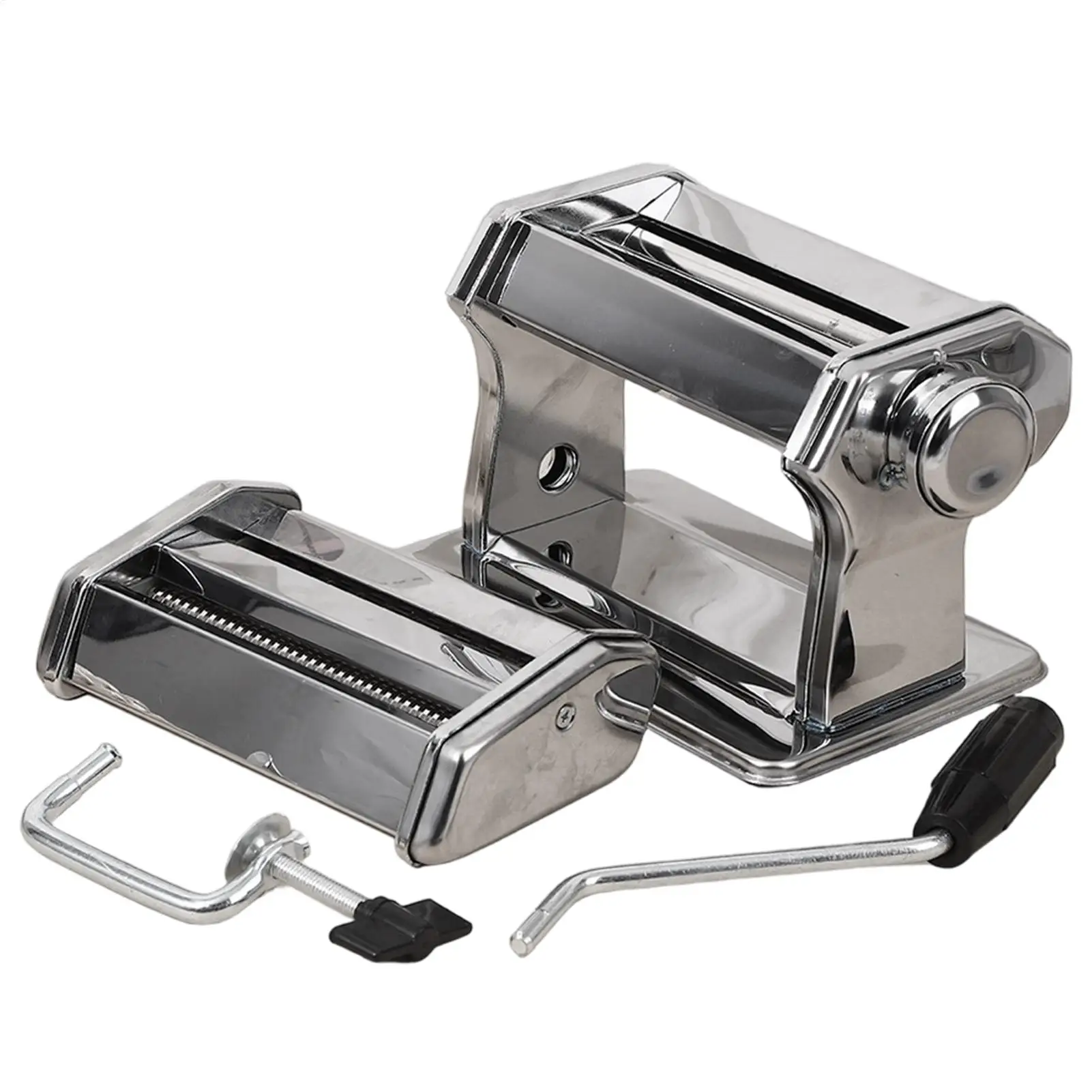 Pasta Roller Machine Manual Stainless Steel 9 Thickness Settings Roller Manual Pasta Maker Machine For Home Kitchen Restaurant