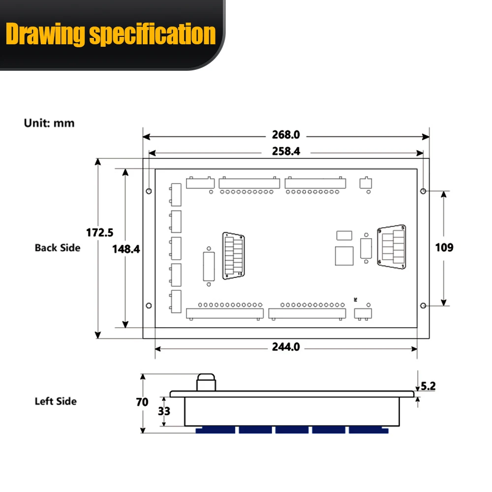 HLTNC Offline CNC System kontrolera DDCS ekspert M350 3 4 5 osi G-kod Stanalone interfejs z rozszerzoną klawiaturą M3K do routera