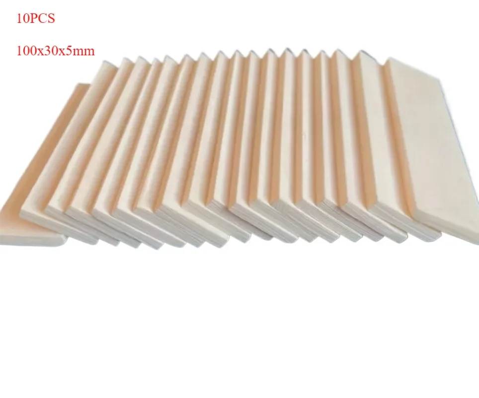 

10 шт., нож из кости буйвола, ручка, весы, плиты, материал для резьбы своими руками, 100x30x5 мм