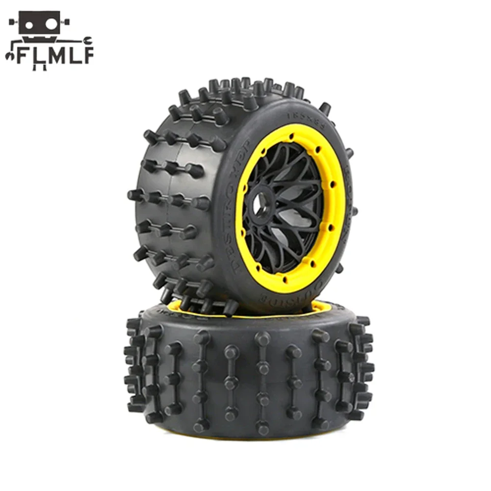 Rc Auto Grote Nagel Band Hoge Prestaties Achter- of Voorwiel Band Set voor 1/5 HPI ROFUN BAHA ROVAN KM BAJA 5B SS Buggy Truck Onderdelen