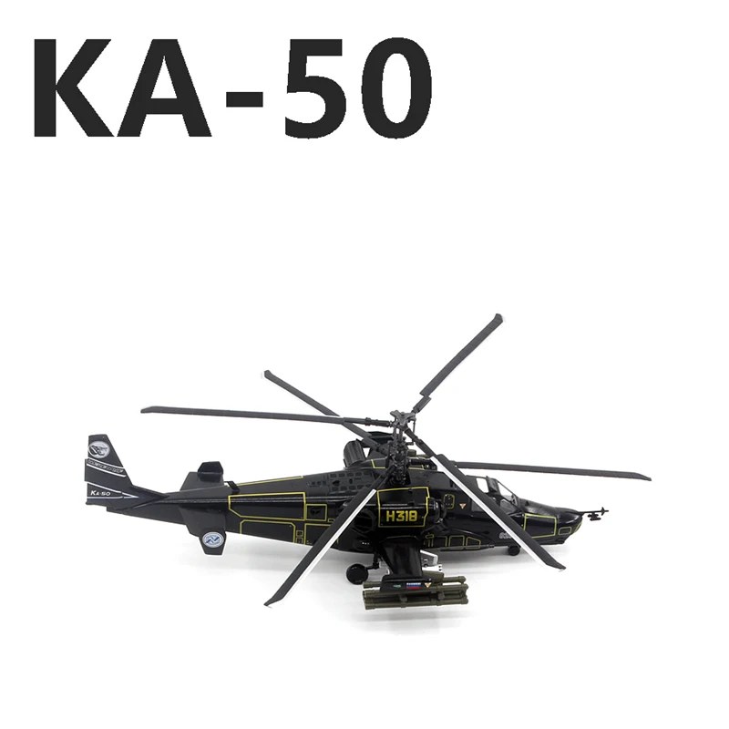 

Russian Air Force KA-50 Black Shark Armed HelicopterPlastic 1:72 Scale Toy Gift Collection Model