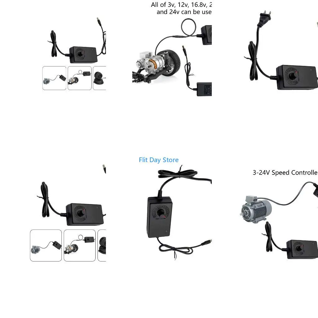 F92C Universal Speed Controller Switches for Grinders 3V to 24V Voltages Input 2A Output Knob Speed Adjustment