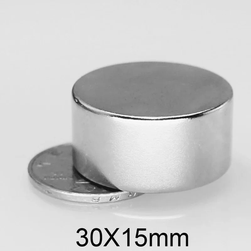 

1/2/3/5PCS 30x15 mm Neodymium Strong Magnets 30mmx15mm Permanent Round Magnet Disc 30x15mm Powerful Magnetic 30*15 mm