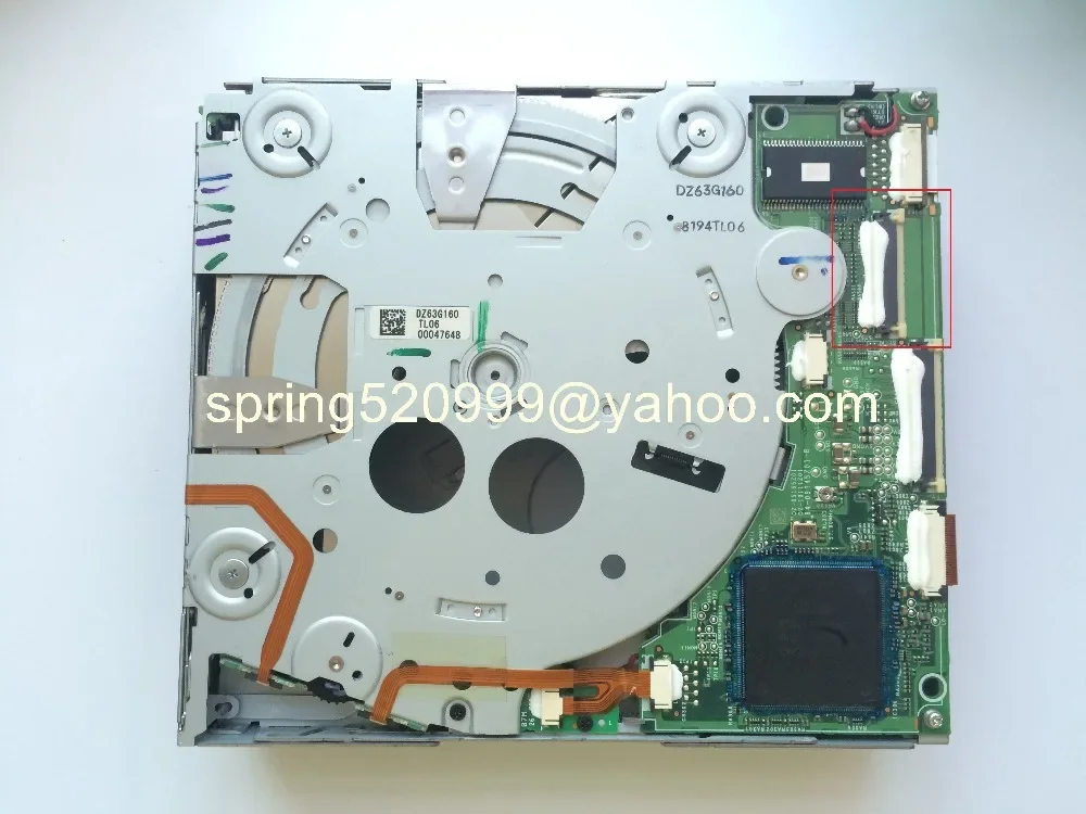 Free shipping Alpine 6CD/DVD changer mechanism DZ63G160 correct PCB for Mercedes COMAND NTG2.5 NTG4 HDD Navigation W204 C class